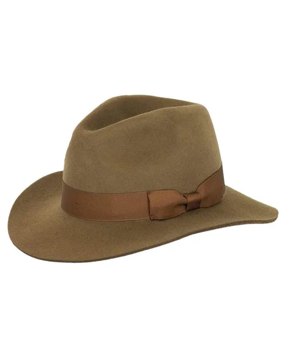 1166-BRN Classic Oak Wool Felt Hat by Outback Trading Company