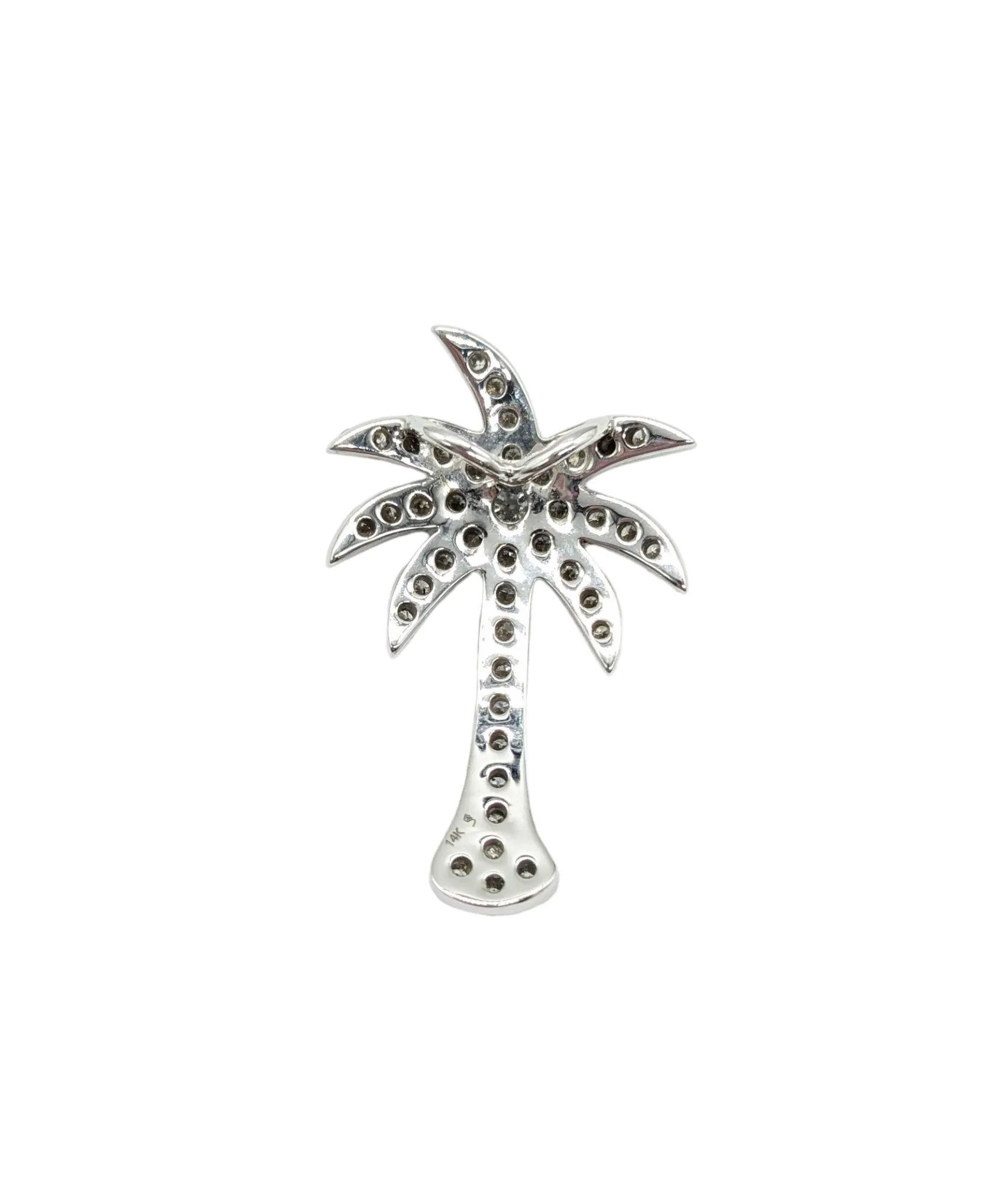 1.25 Carat Diamond Palm Tree Pendant