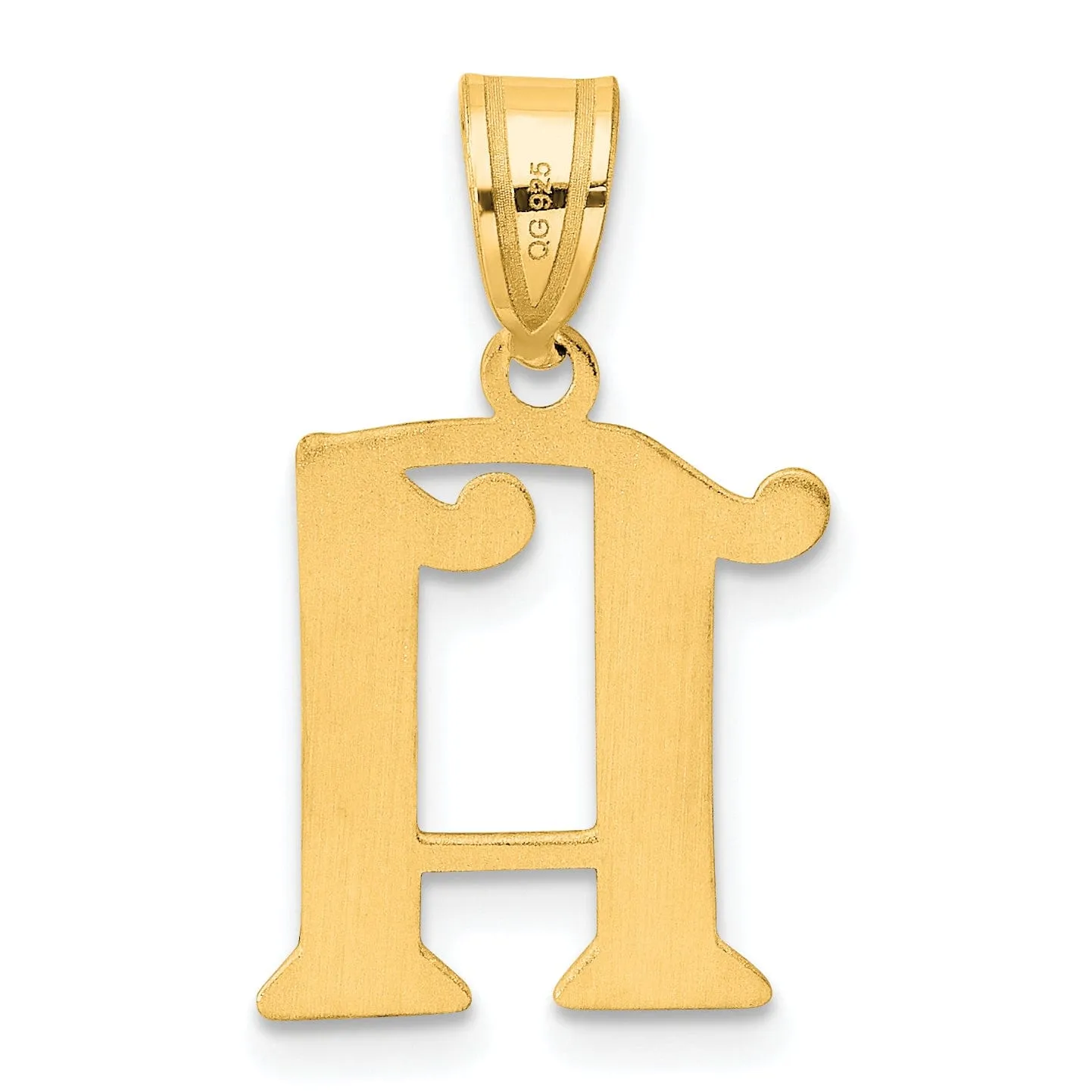 14k Yellow Gold Polished Finish Number 11 Charm Pendant