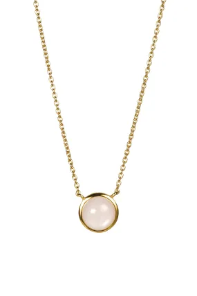 18ct Gold Plated Sterling Silver Moonstone Necklace