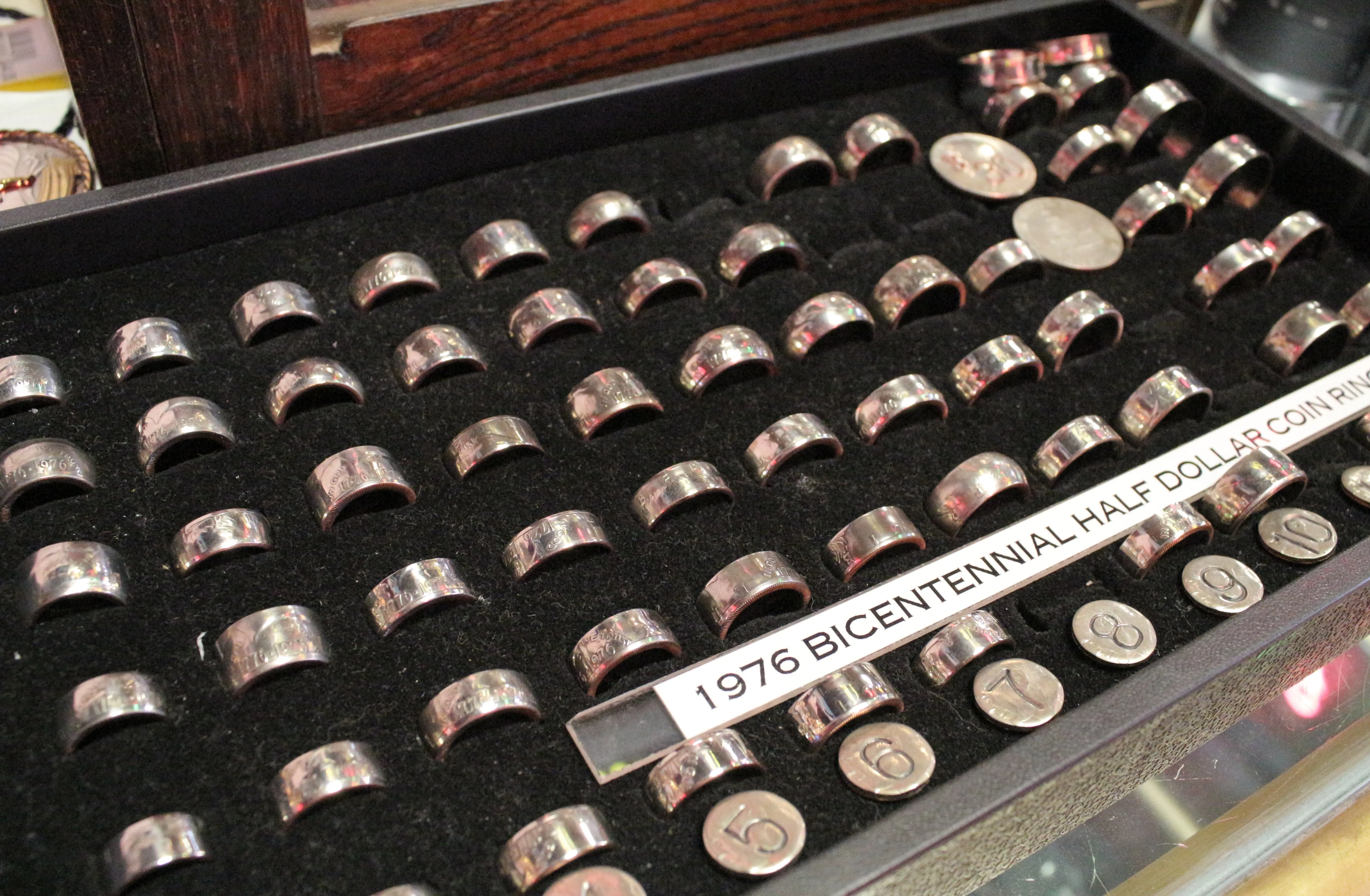 1976 Bicentennial Half Dollar Coin Ring