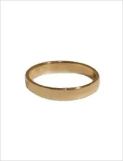 3mm Flat 14K Toe Ring