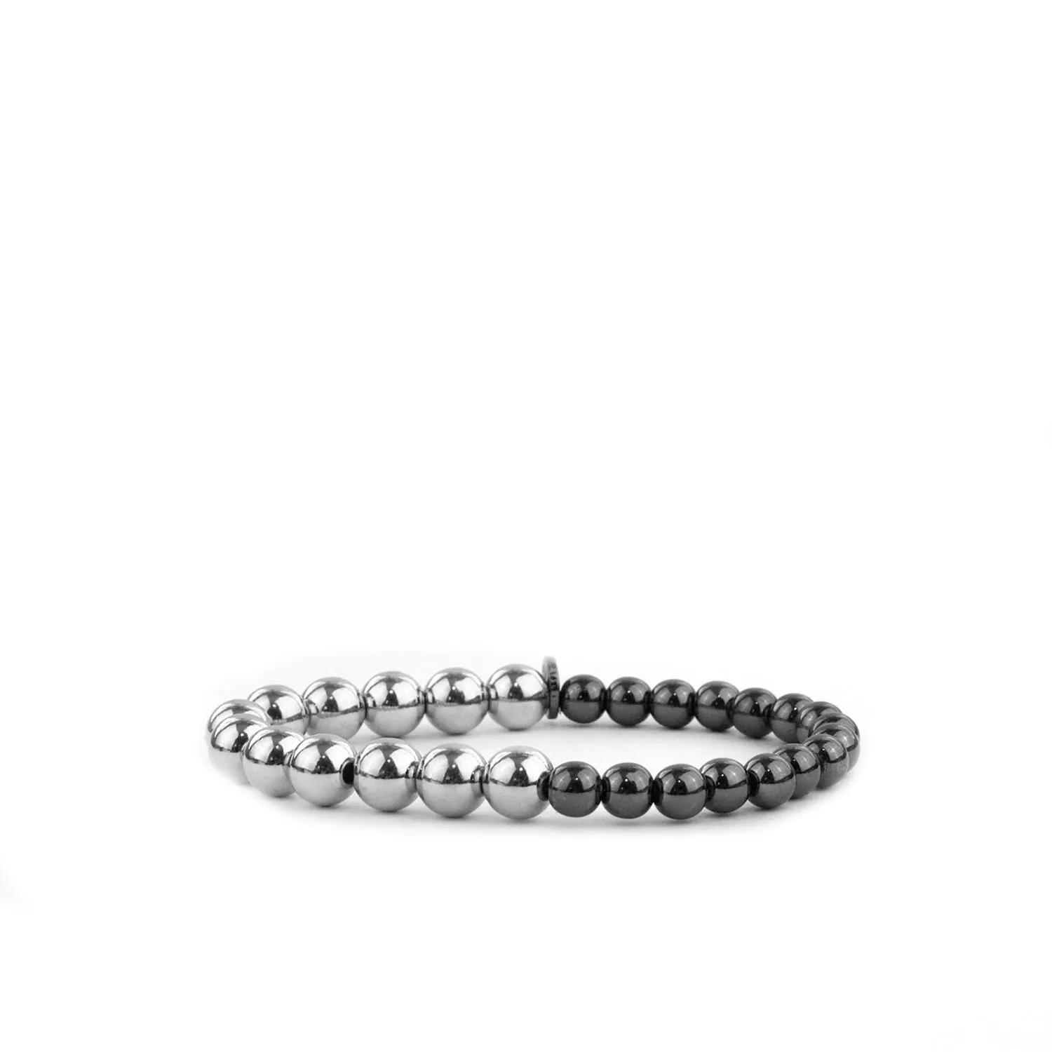 6mm/8mm metal beaded bracelet