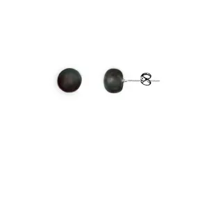 705-10 | 7 MM FRESHWATER PEARL STUD EARRING (BLACK)