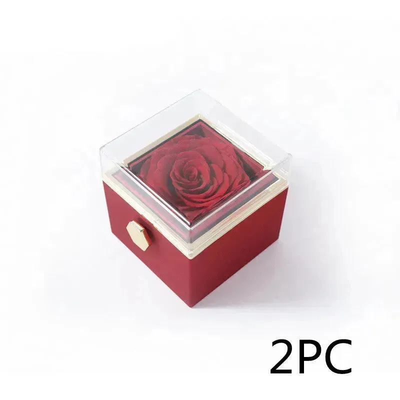 Acrylic Ring Box Valentine's Day Proposal Confession