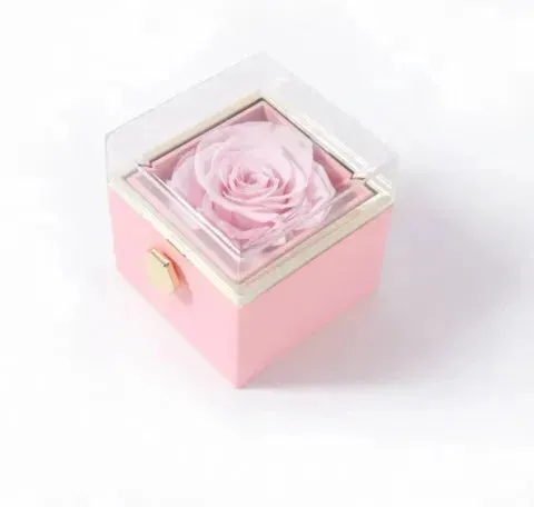 Acrylic Ring Box Valentine's Day Proposal Confession