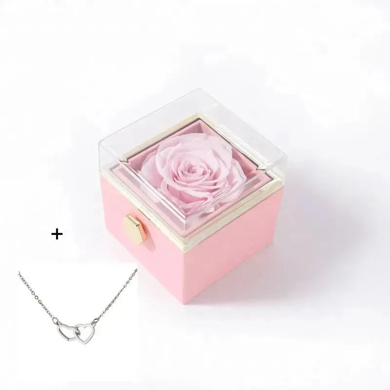 Acrylic Ring Box Valentine's Day Proposal Confession