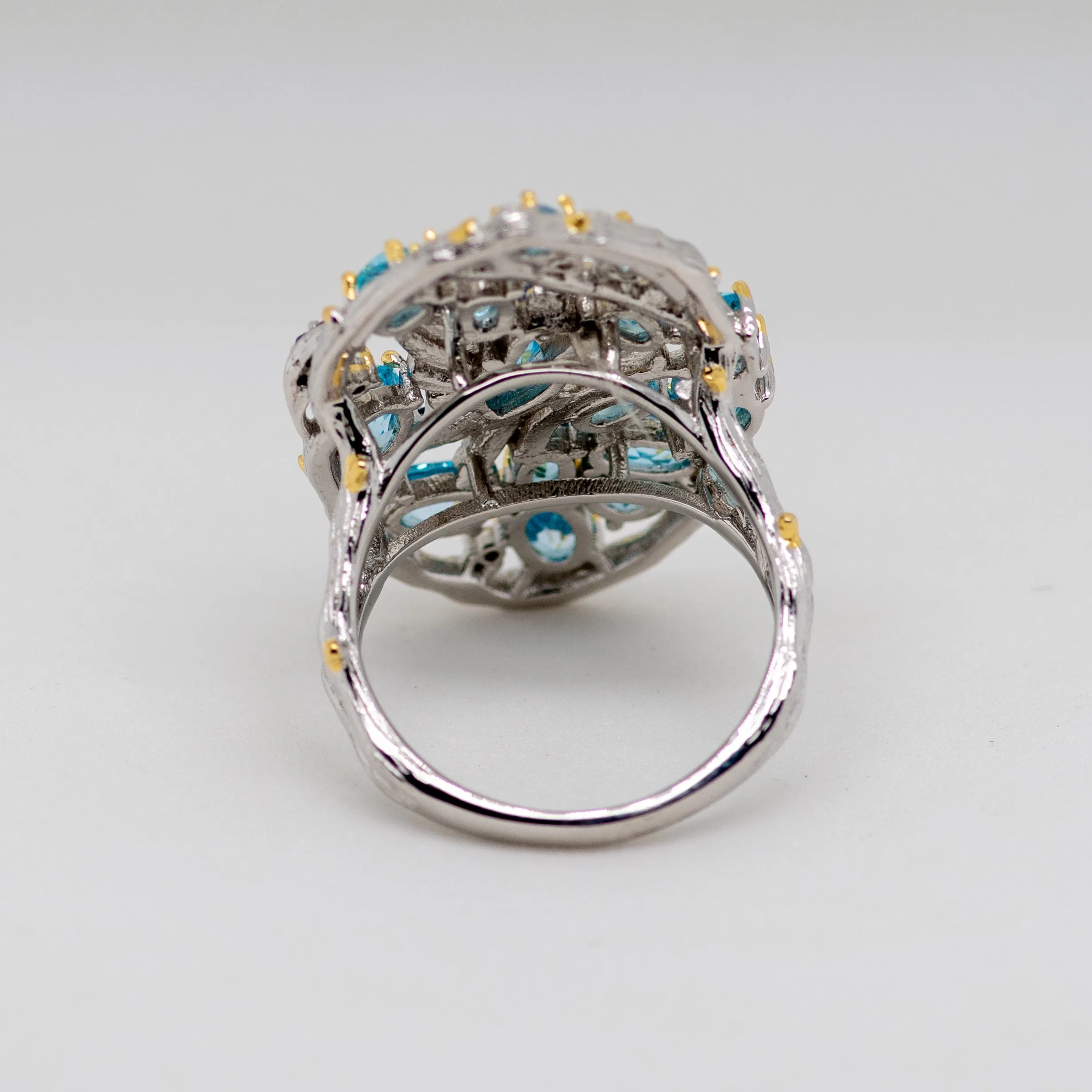 Aerie Swiss Blue Topaz Ring in Sterling Silver