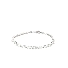 Alternating Lab Grown Diamond Tennis Bracelet