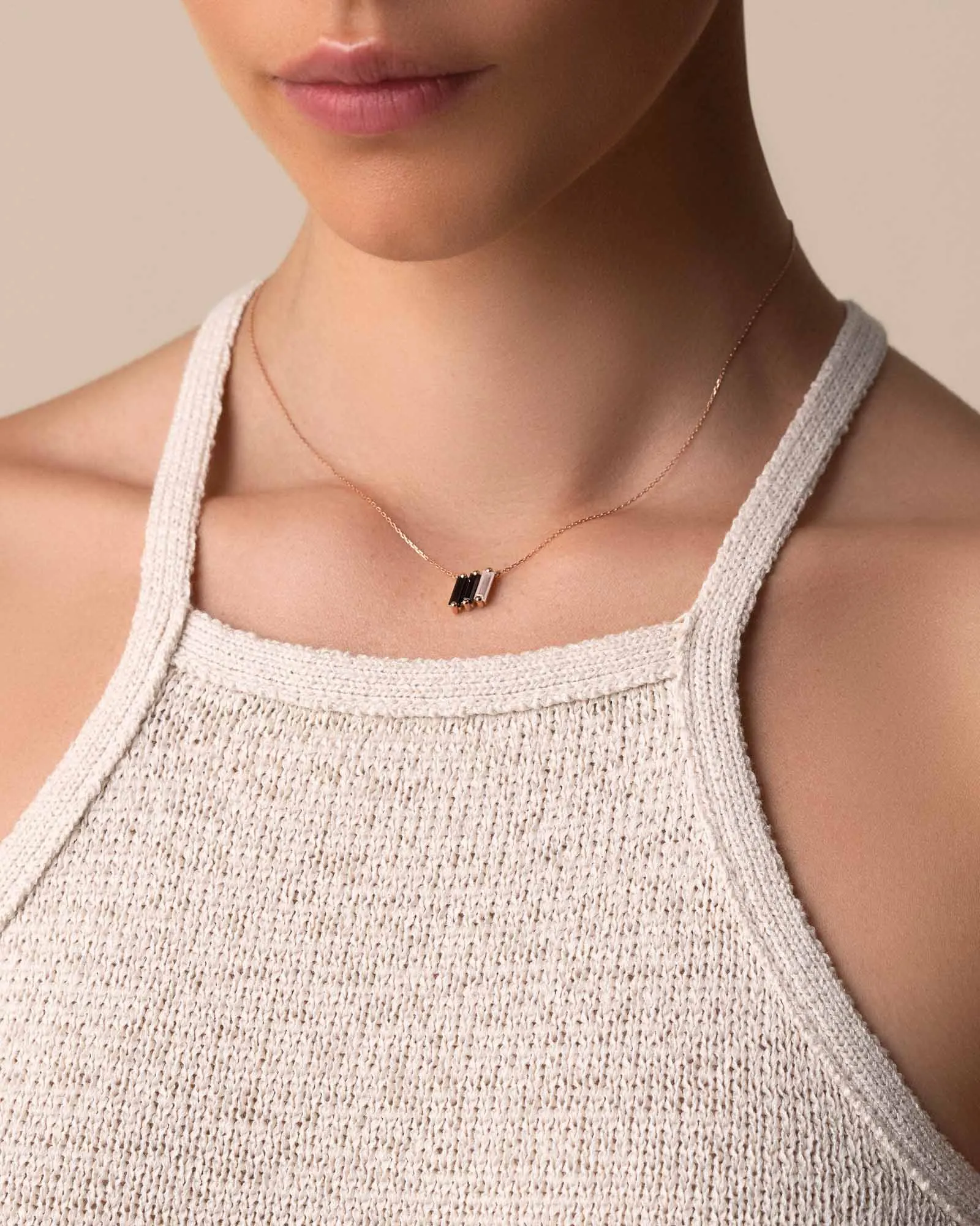 Amalfi Midi Black Ombre Pendant