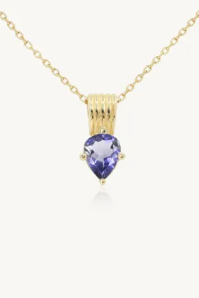 Amie Iolite Gold Necklace