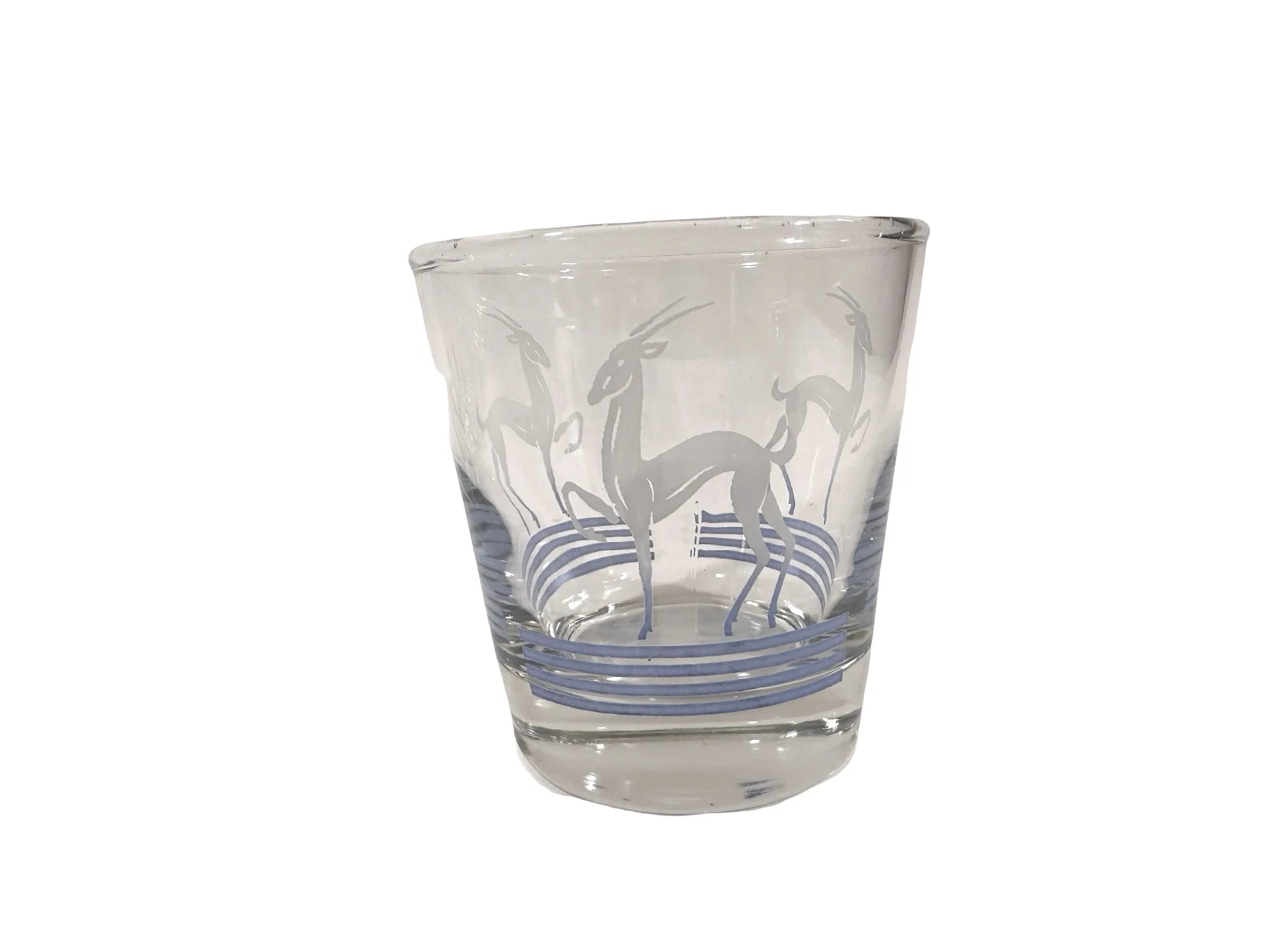 Anchor Hocking Gazelle Mid-Century Whiskey Glasses (Set of 4)