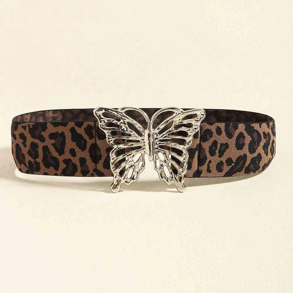 *APP EXCLUSIVE*  Butterfly Buckle Elastic Belt