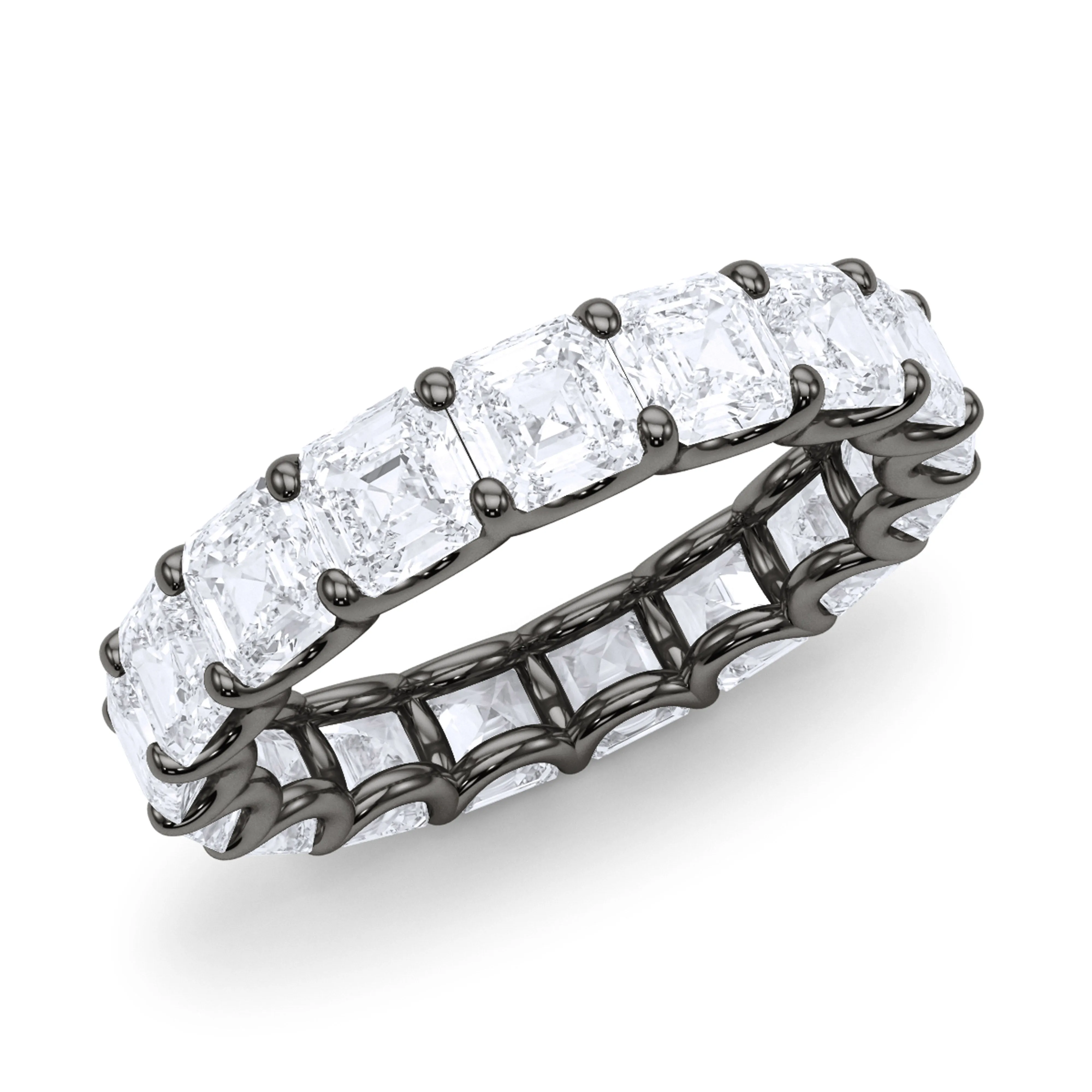 Asscher Cut Diamond Eternity Band