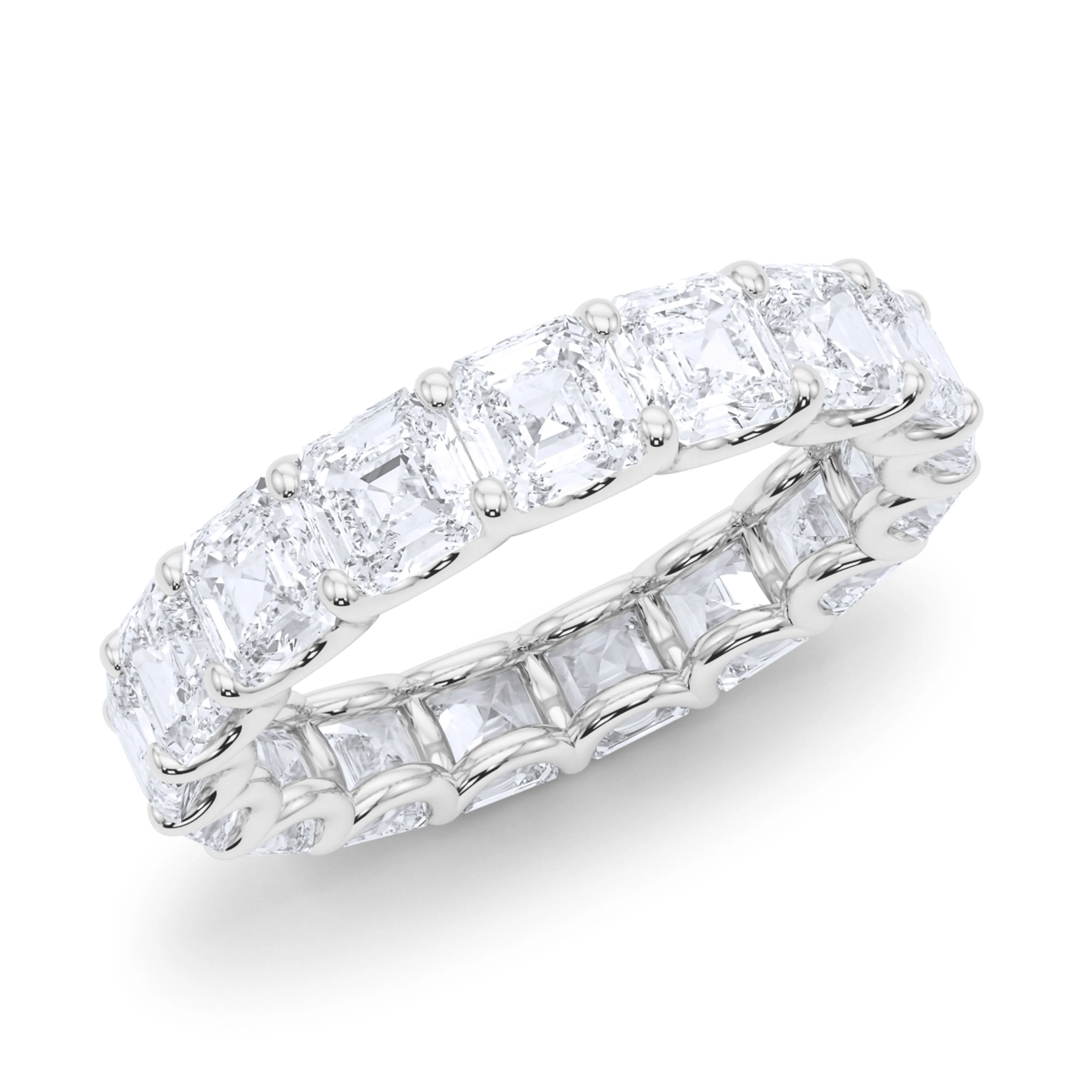 Asscher Cut Diamond Eternity Band