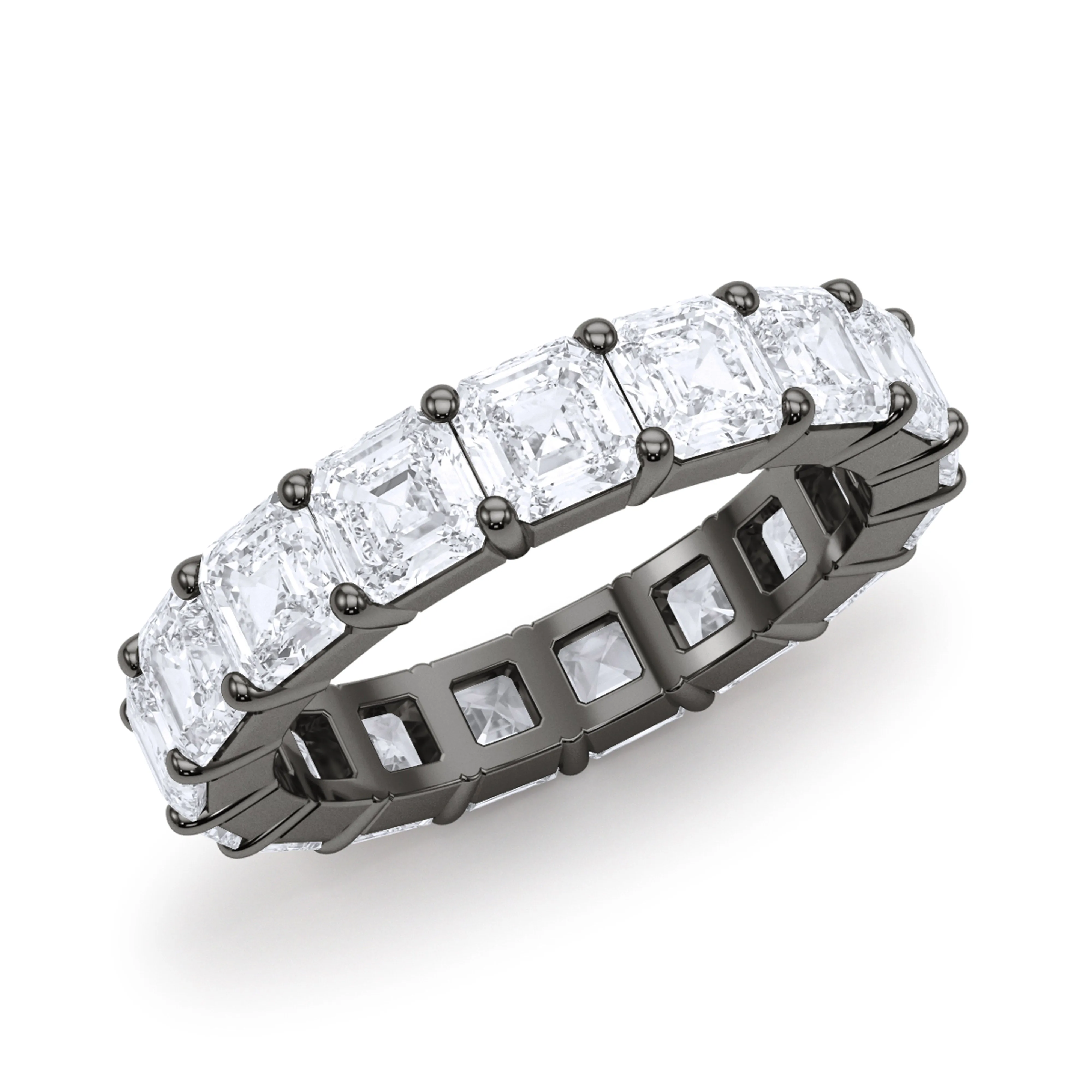 Asscher Cut Diamond Eternity Band