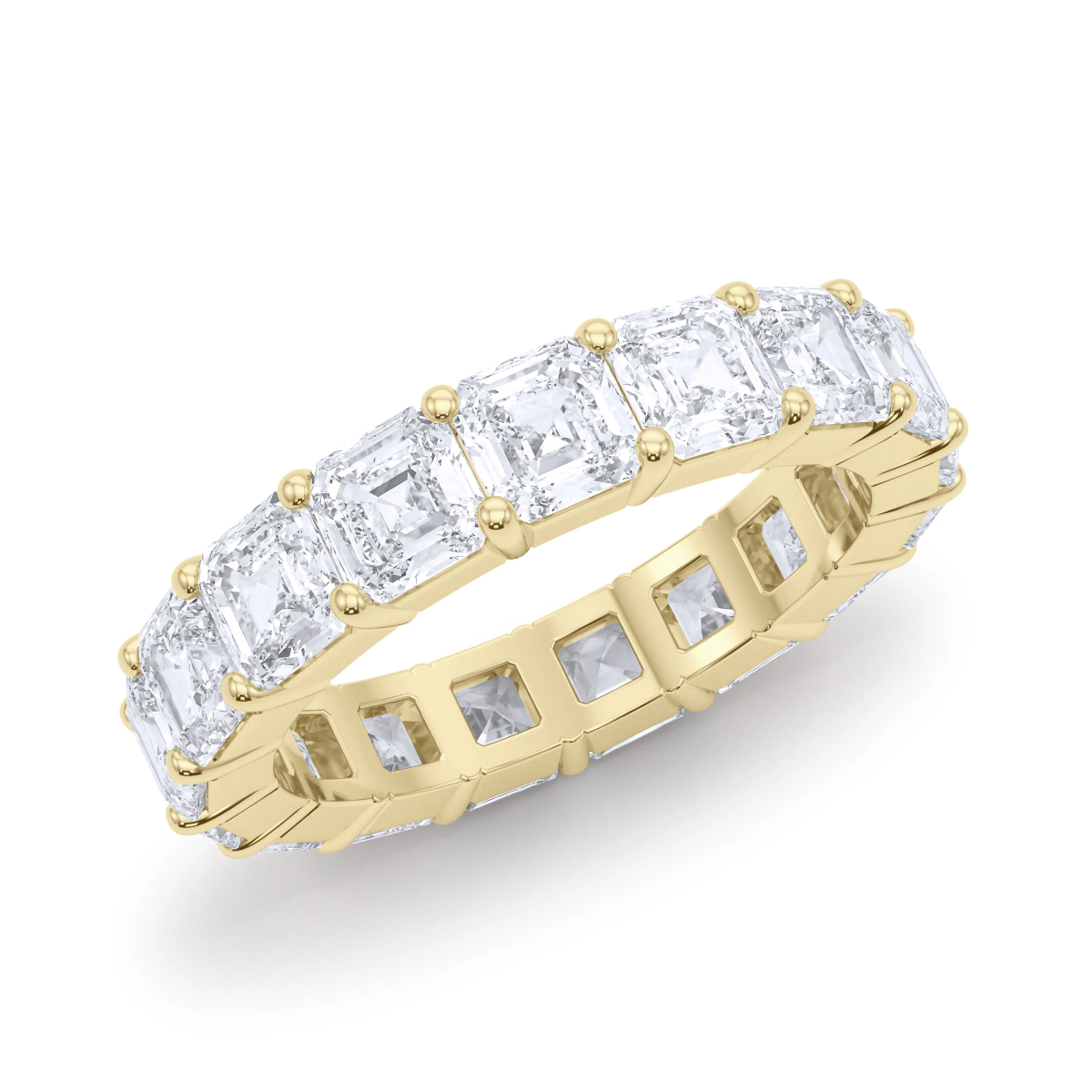 Asscher Cut Diamond Eternity Band