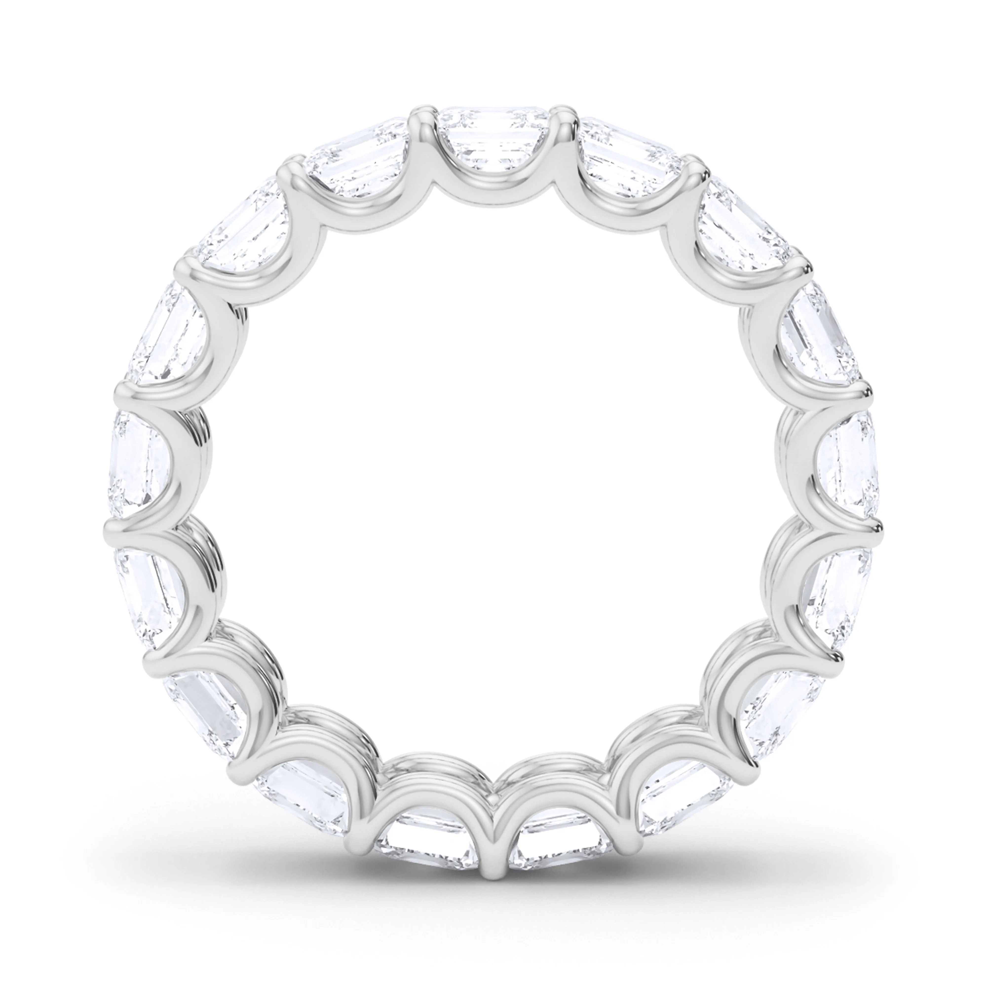 Asscher Cut Diamond Eternity Band