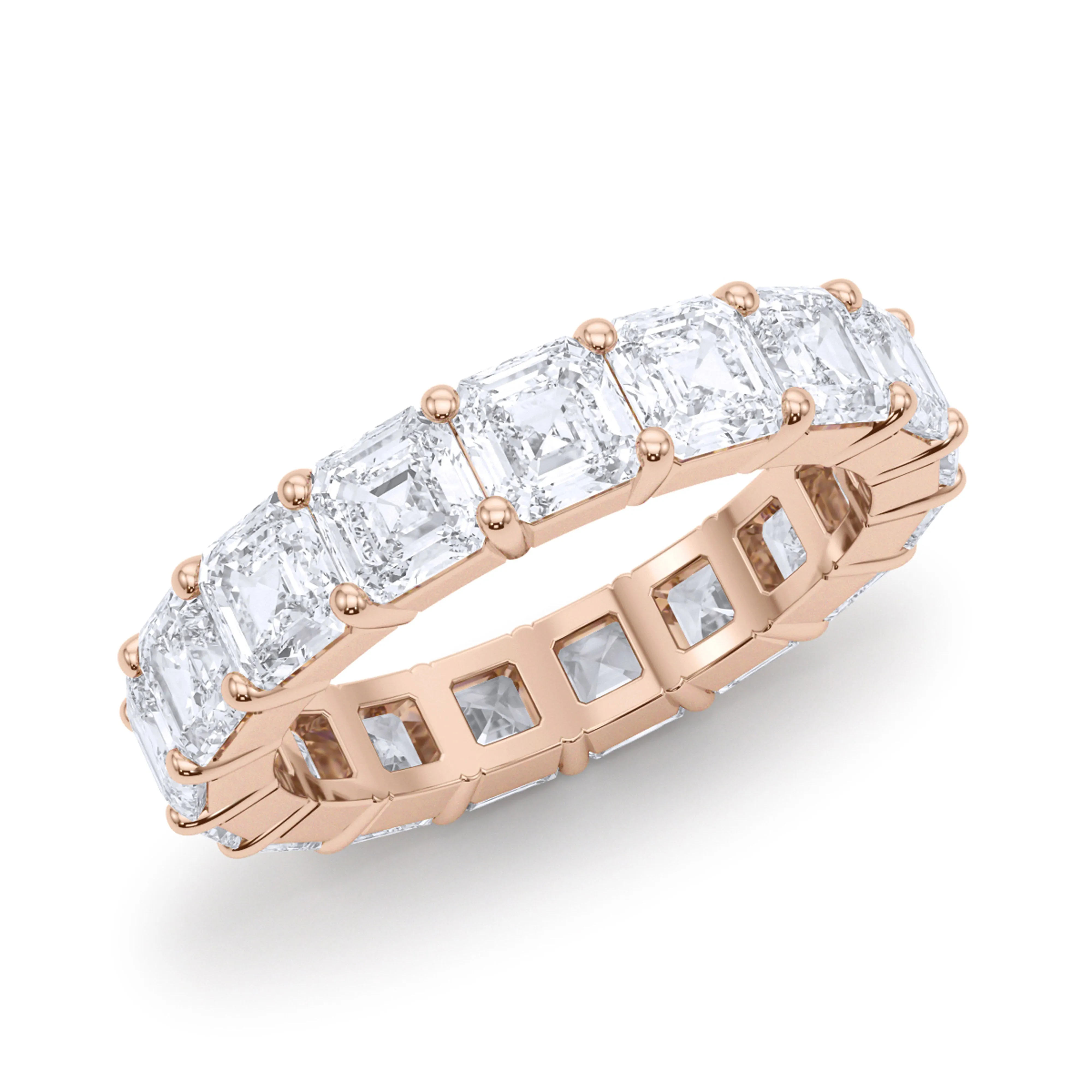 Asscher Cut Diamond Eternity Band