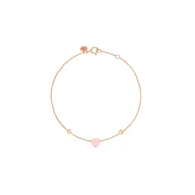 Babydoll 18K Rosegold Bracelet w. Diamonds