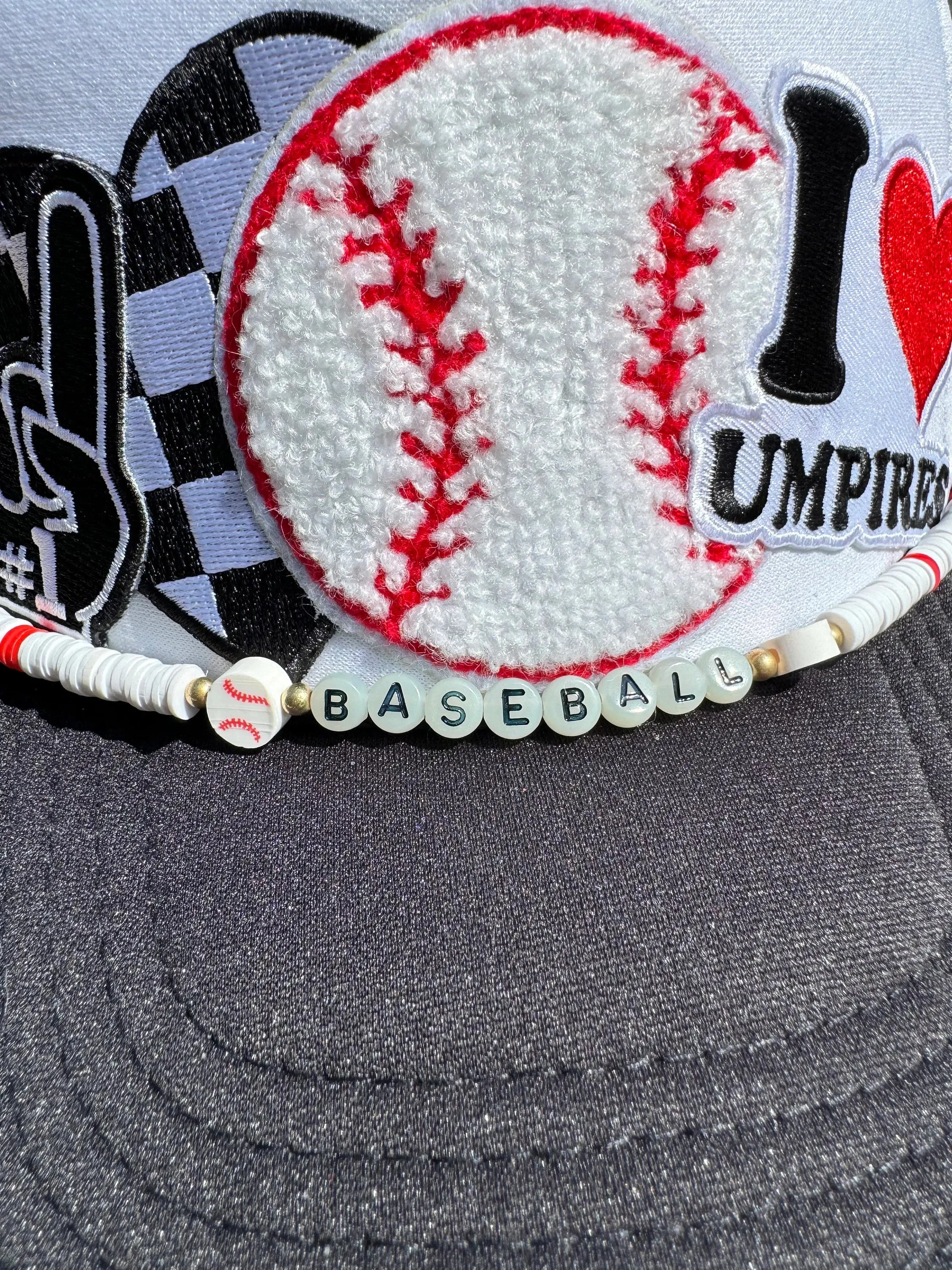 Baseball Beaded Hat CHAIN