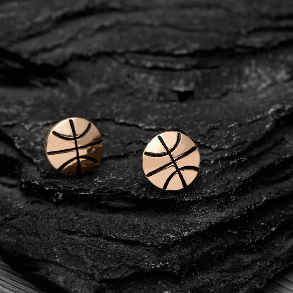 Basketball Stud Earrings