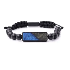 Bead Wood Resin Bracelet - Lingyan (Dark Blue, 577839)