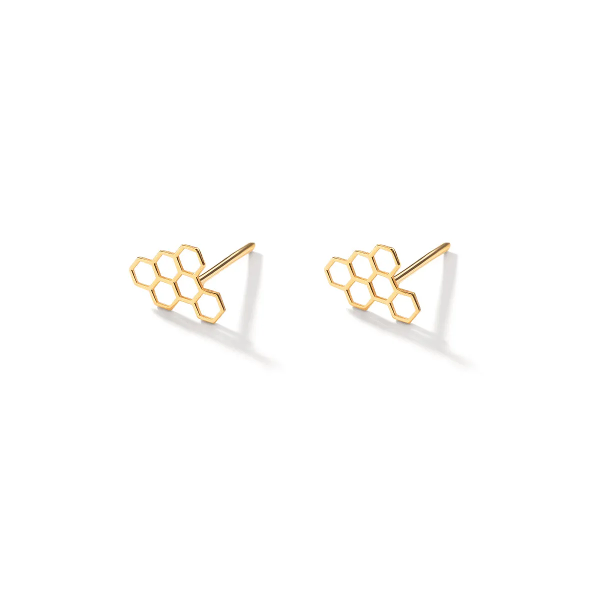 Bee Hive Stud Earrings