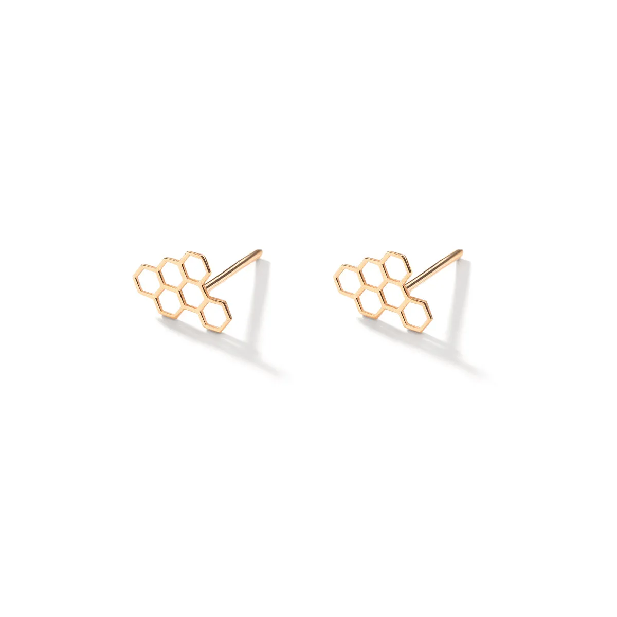 Bee Hive Stud Earrings