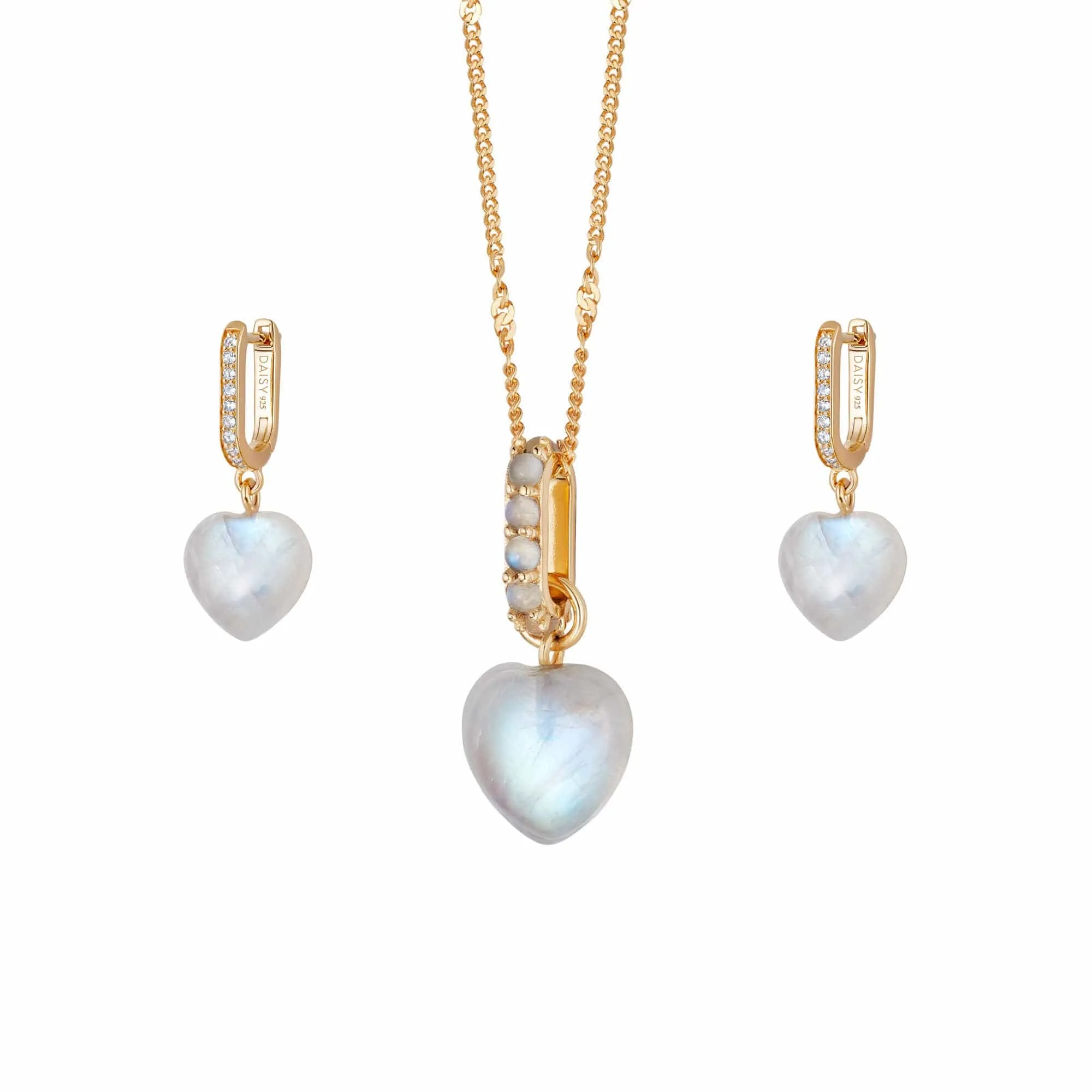 Beloved Moonstone Layering Set 18ct Gold Plate