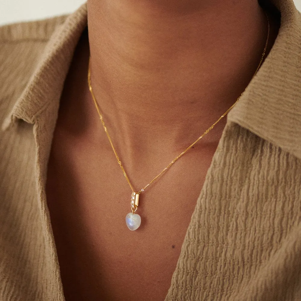 Beloved Moonstone Layering Set 18ct Gold Plate