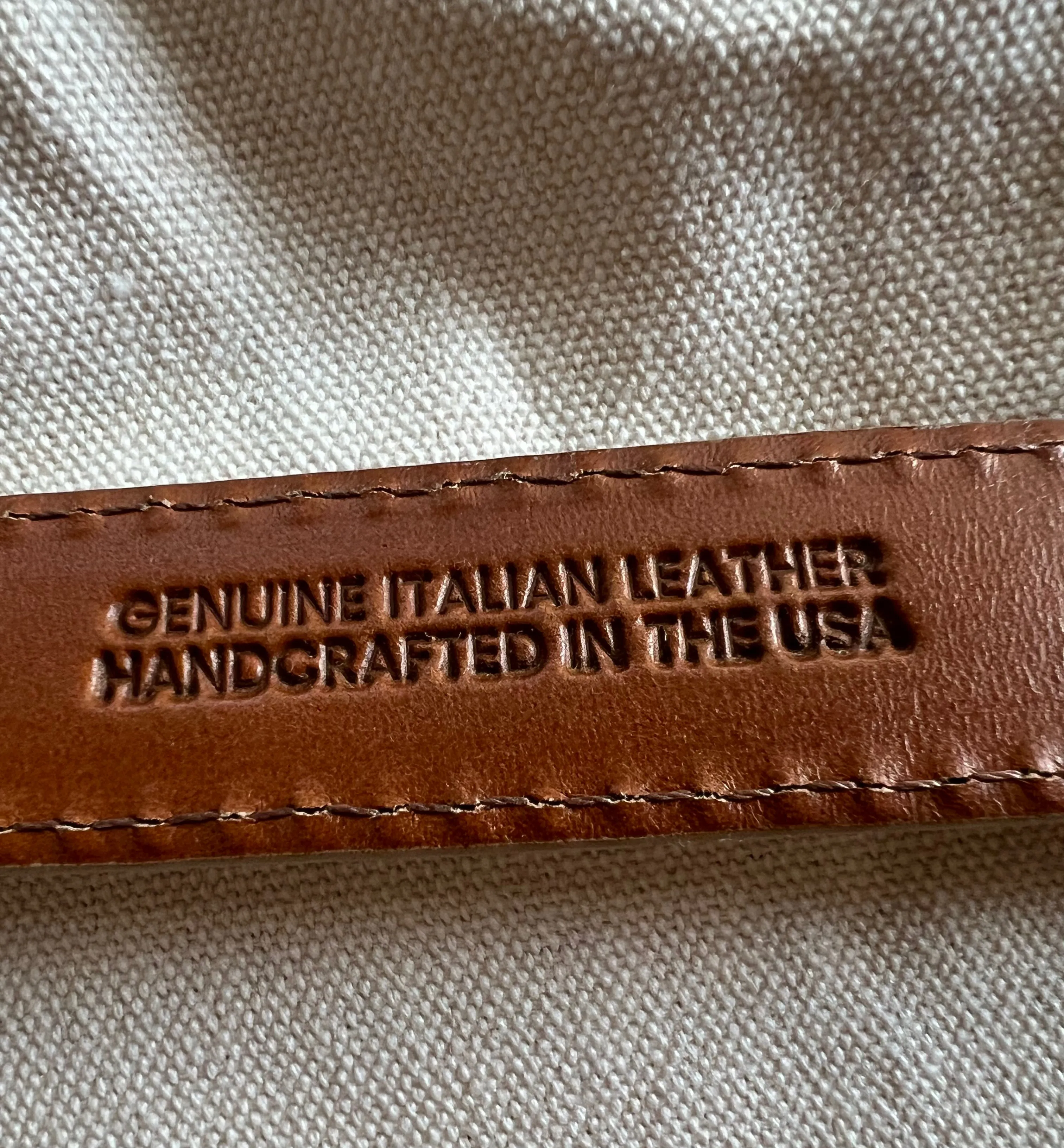 Belt - Italian Pebble Pale Mocha