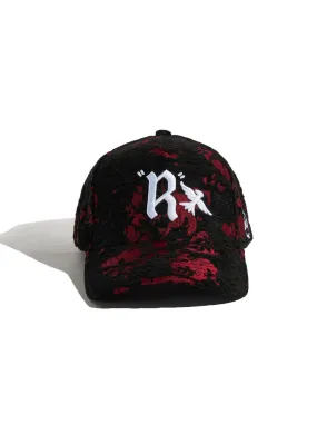 Black Burgundy Luxe Hat