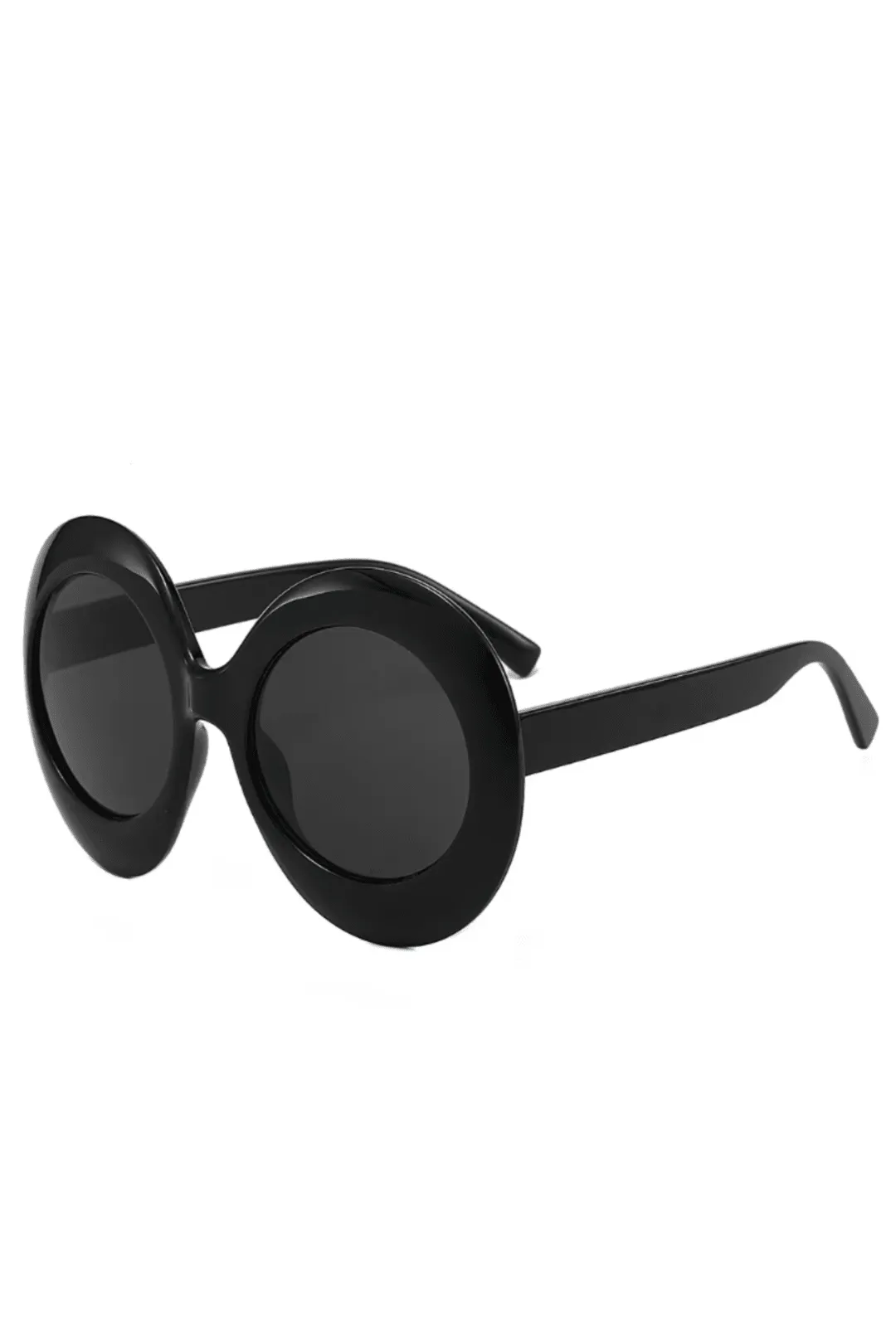 Black Oversized Oval Glasses