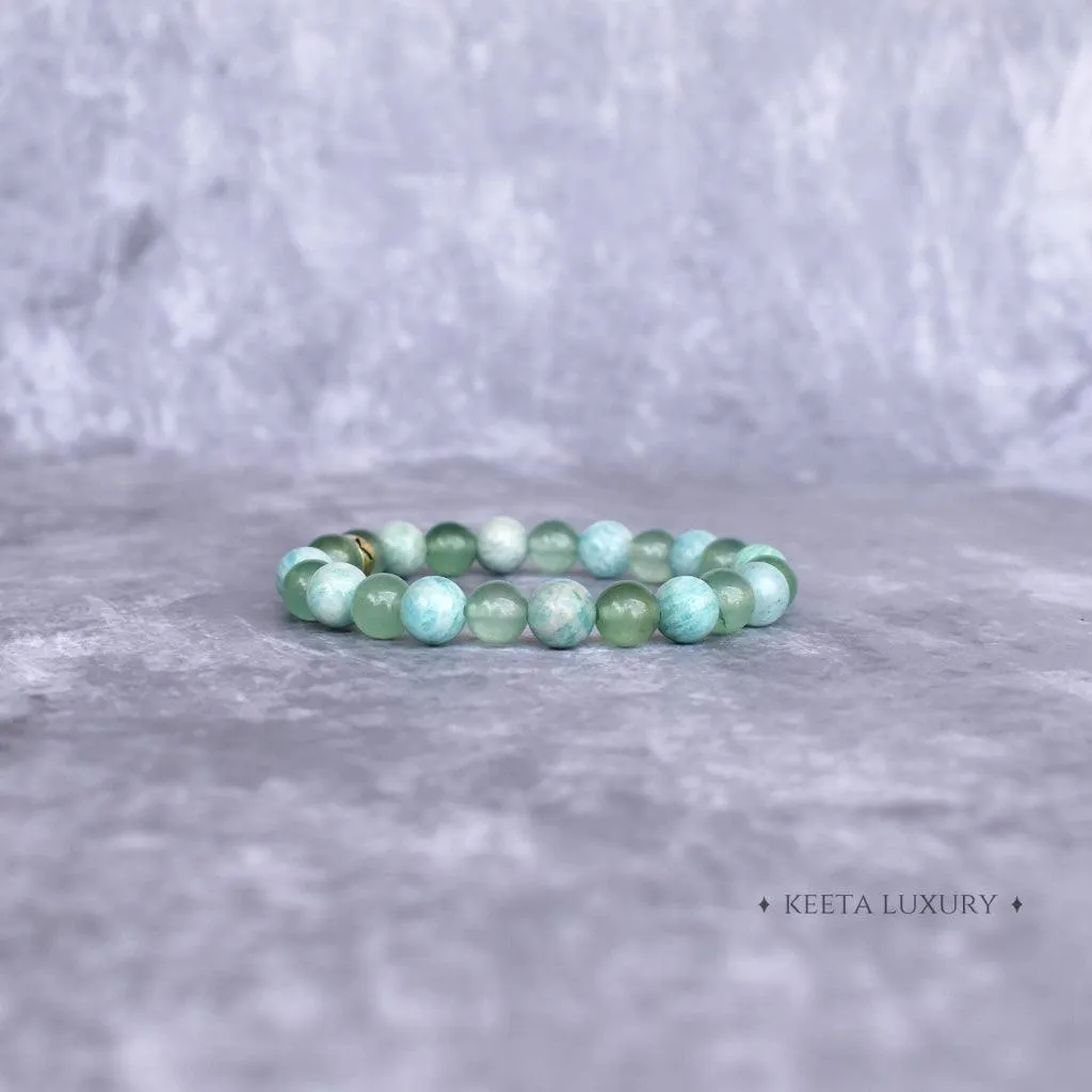 Blissful - Green Aventurine & Amazonite Bracelet