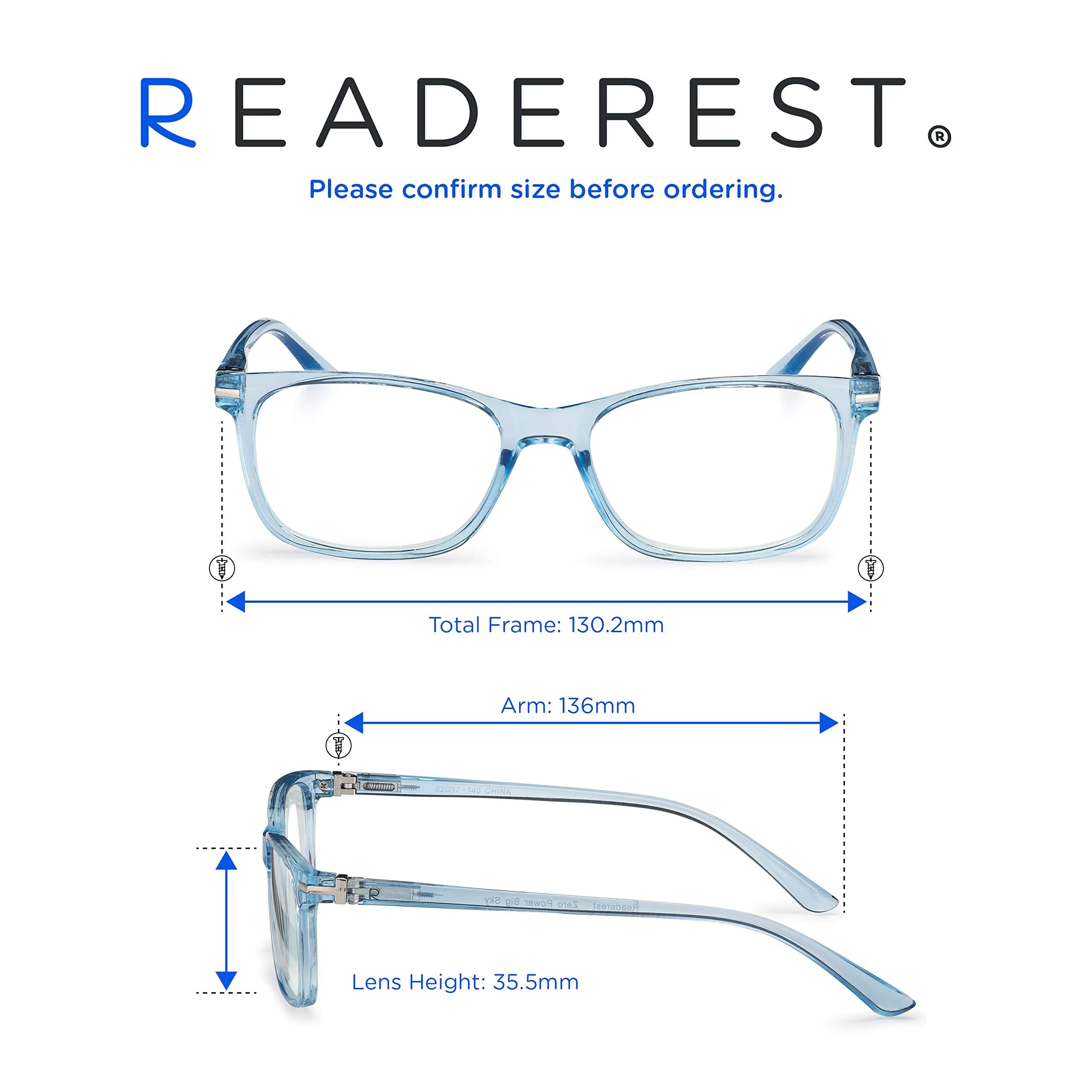 Blue-Light-Blocking-Reading-Glasses-Light-Blue-1-25-Magnification-Computer-Glasses