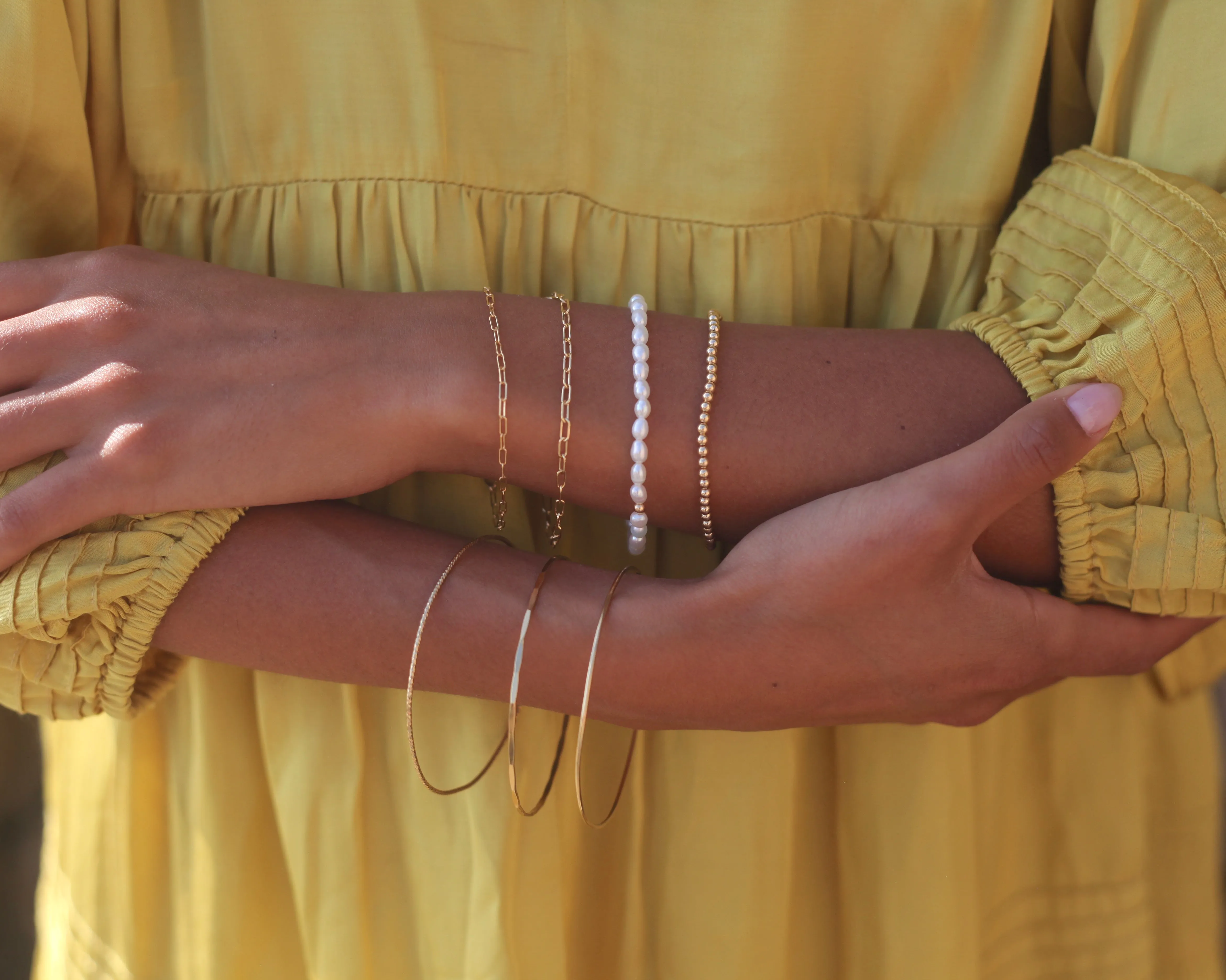 Bold Paperchip Chain Bracelet by Urth and Sea