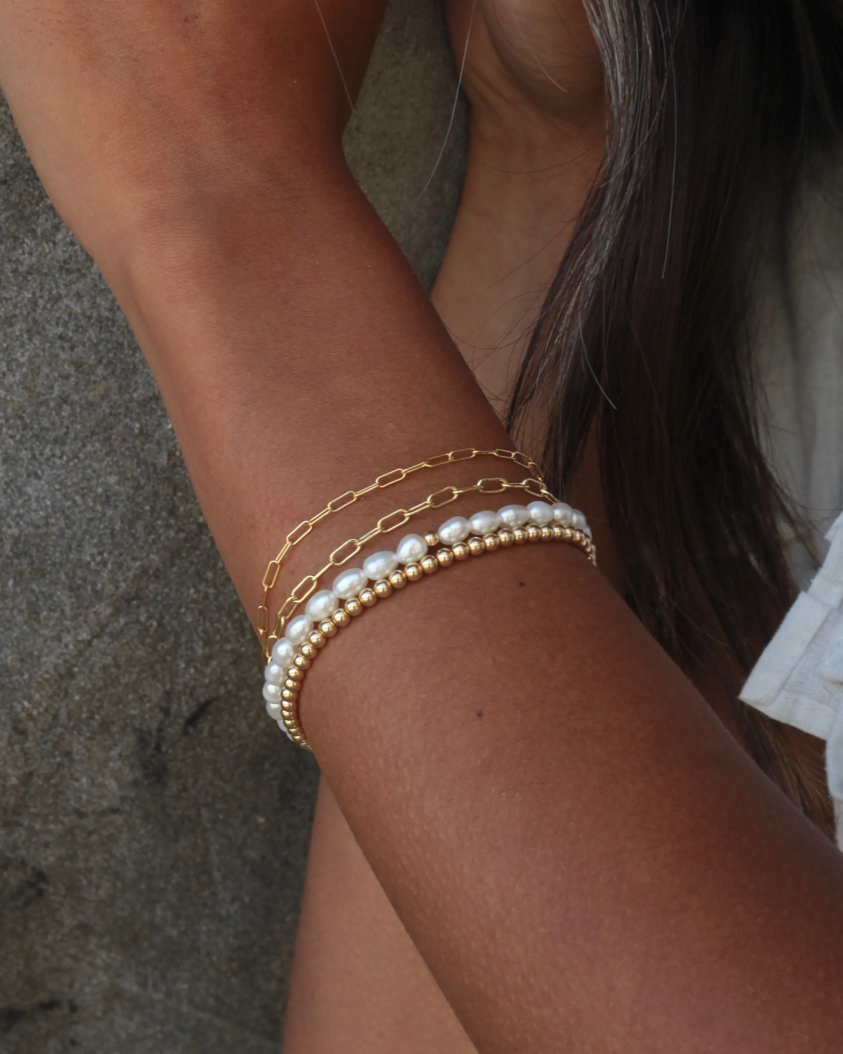 Bold Paperchip Chain Bracelet by Urth and Sea