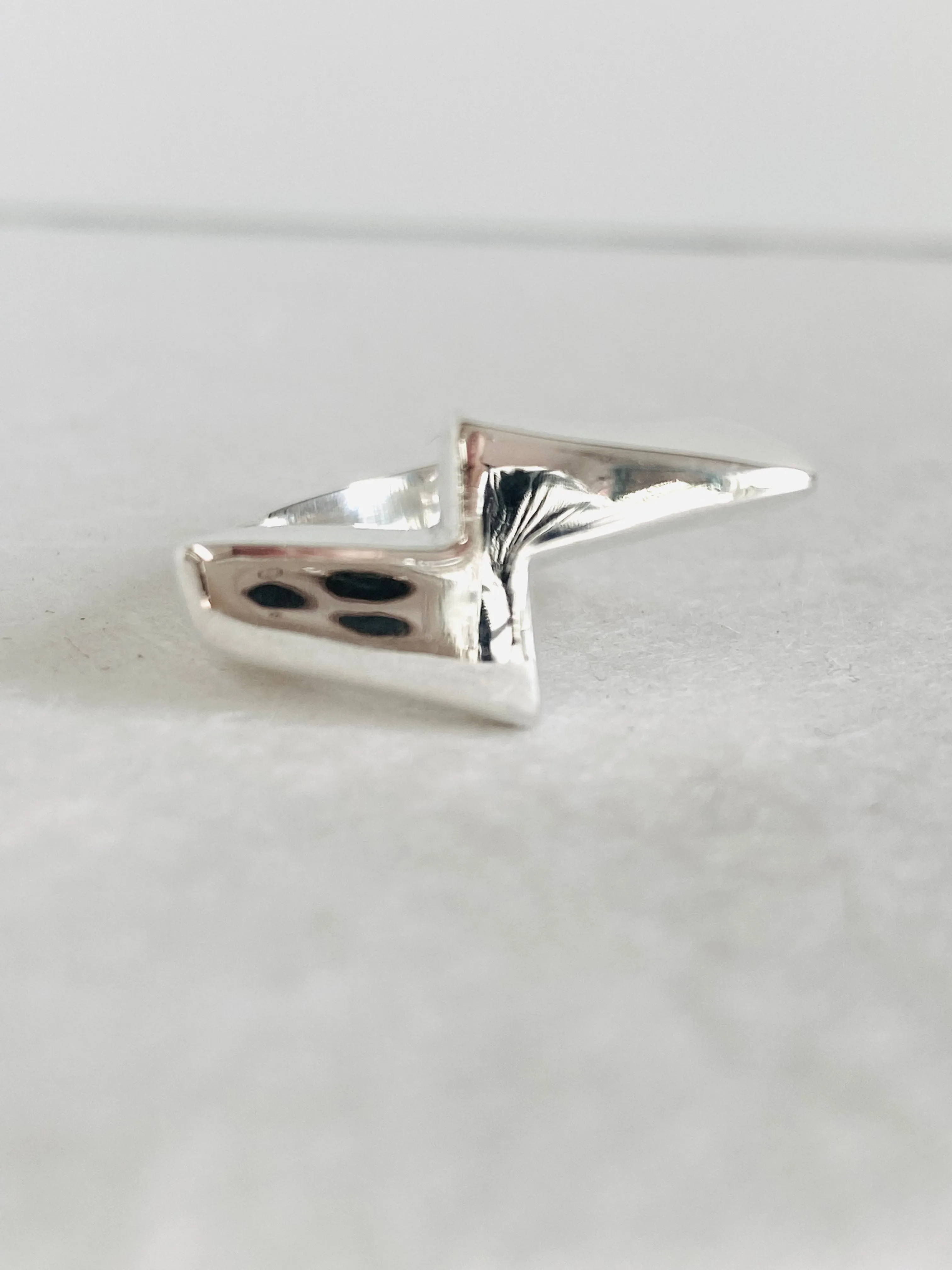 Bolt Ring, Lightning Bolt Ring, Statement Ring