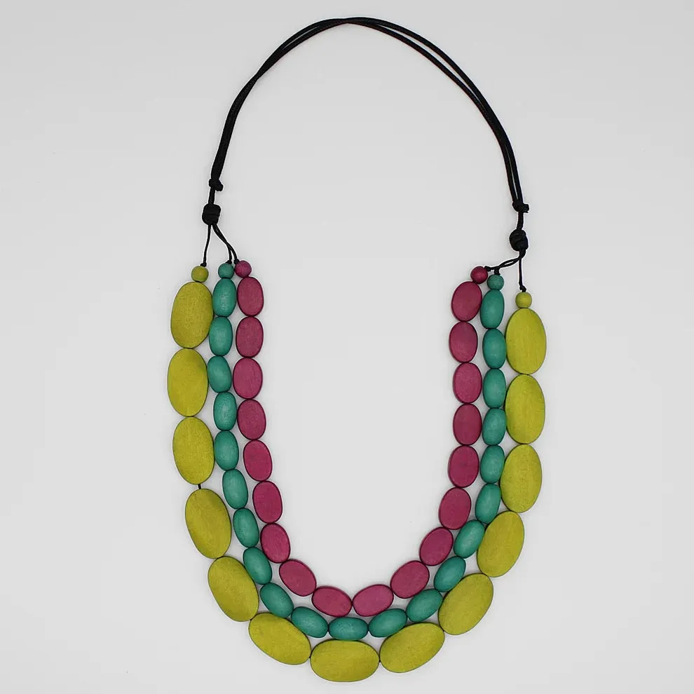 BP24N10 Wooded Nora Necklace