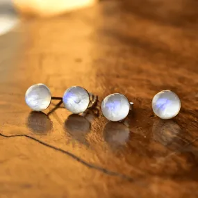 Button Pop - Moonstone Studs