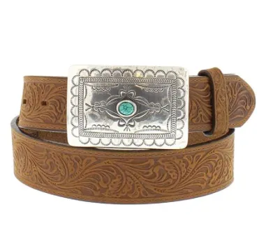 C50189 - Tony Lama Navajo Spirit Belt - Aged Bark