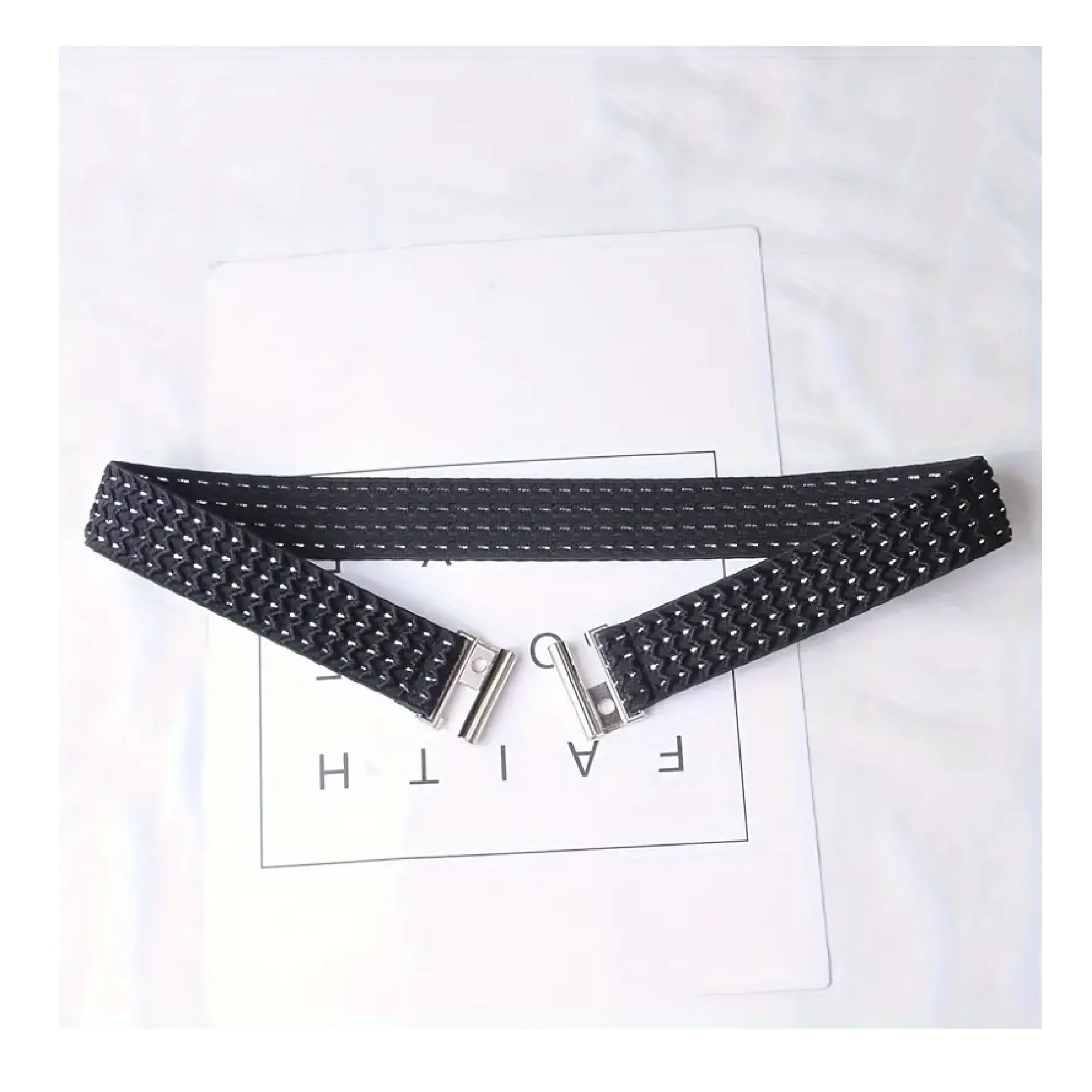 Casual Elastic Belts Simple Metal Buckle Waistband Unisex Jeans Pants Belts For Women & Men