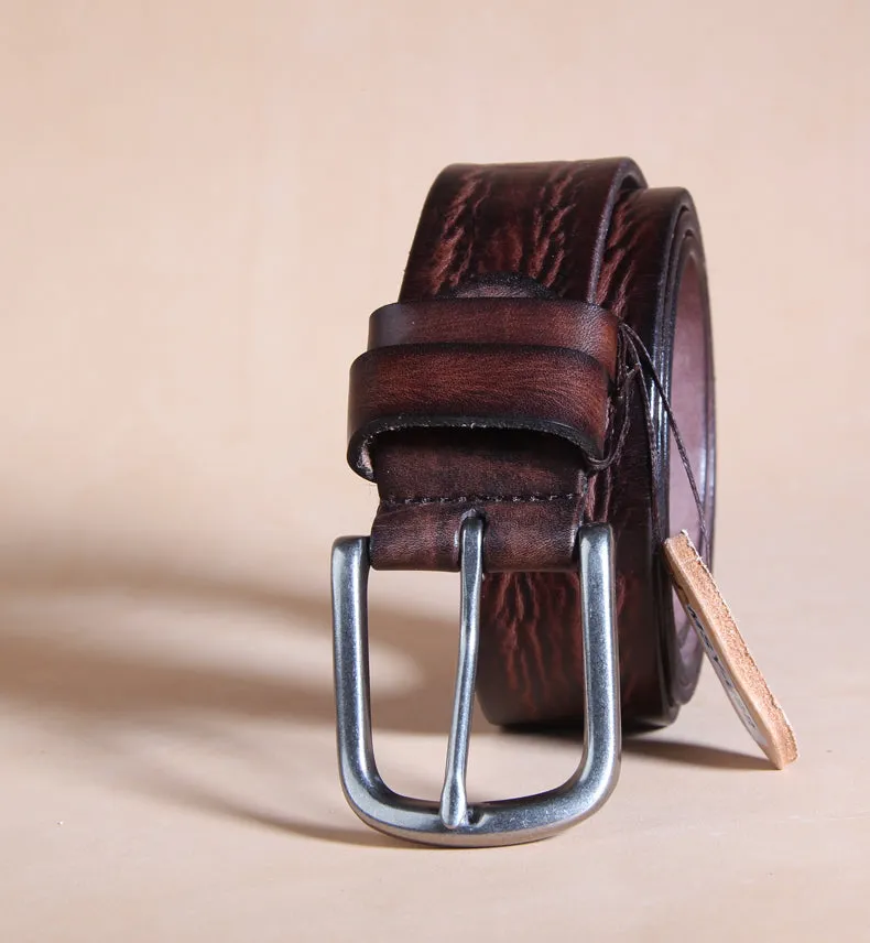 Casual Vintage Leather Belt for Men 5428