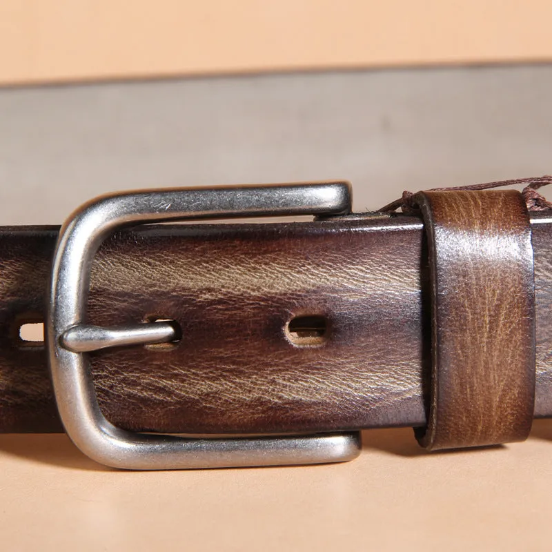 Casual Vintage Leather Belt for Men 5428