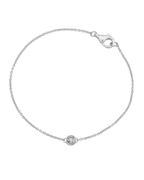 Chain of Love - 14K White Gold