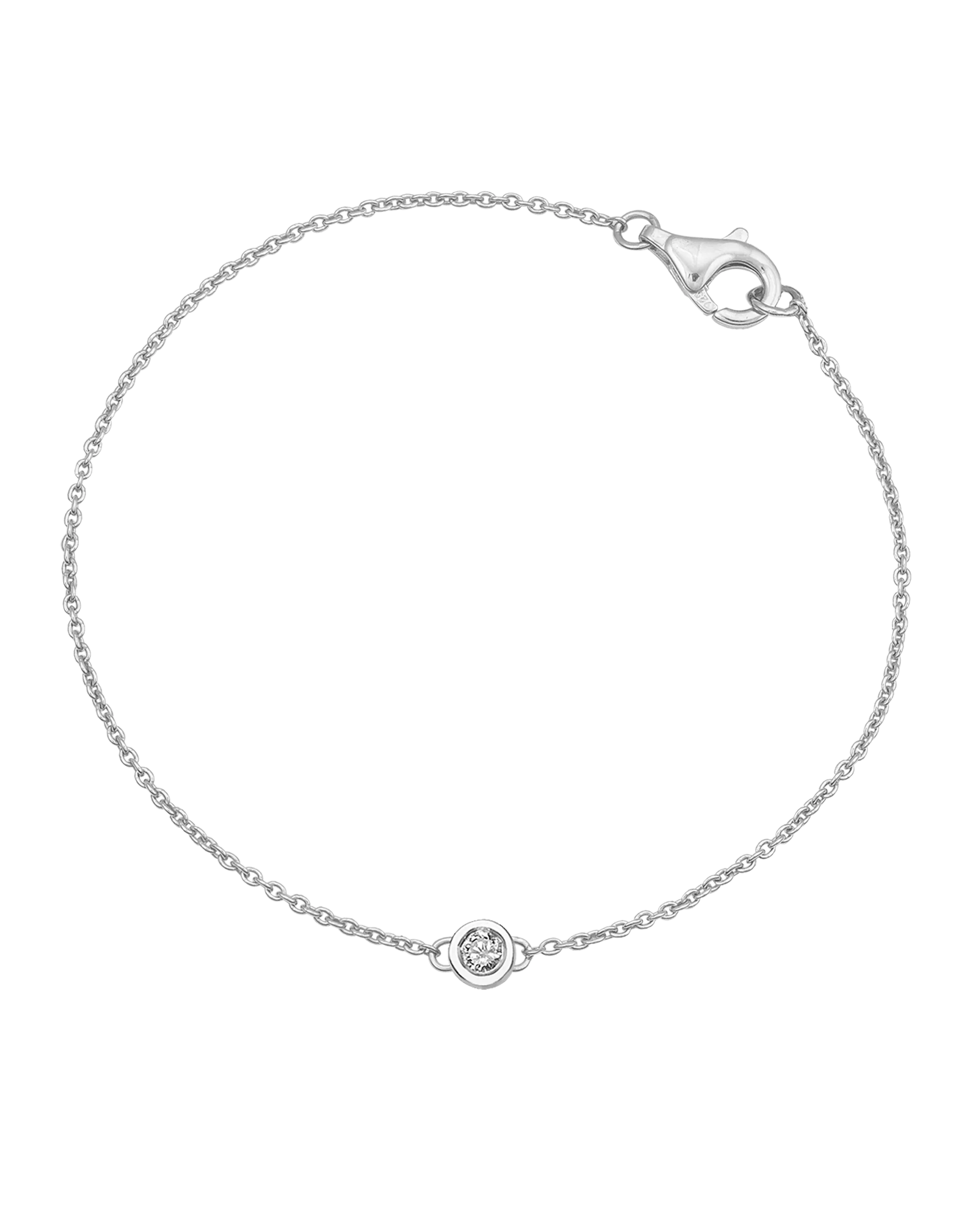 Chain of Love - 14K White Gold