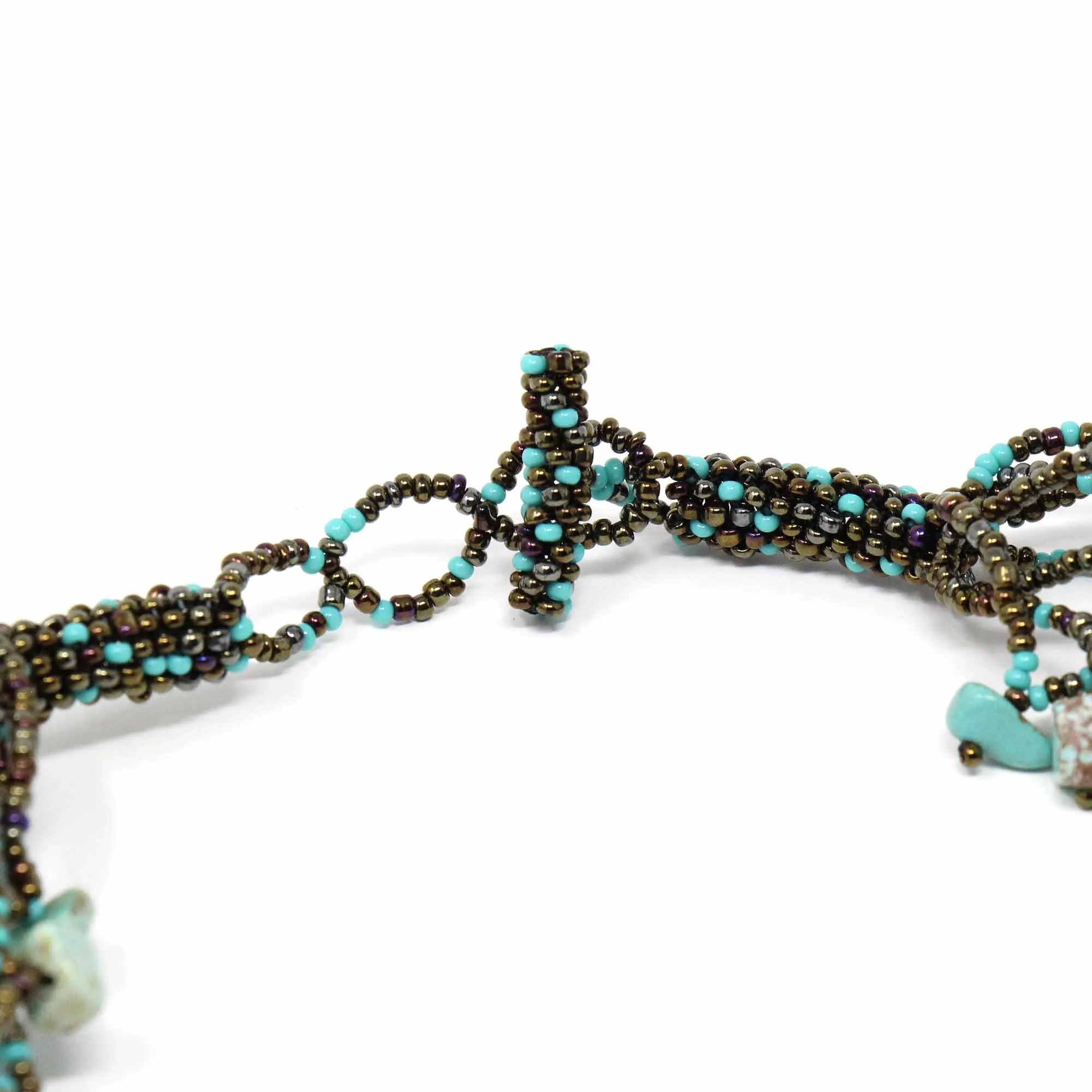 Chunky Stone Necklace Turquoise Lucias Imports