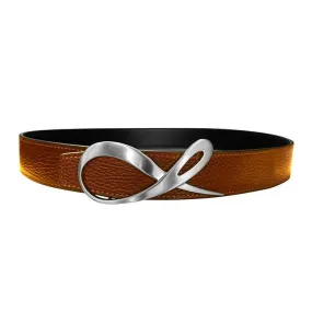 Classica Caramello Nero Opal Silver Belt