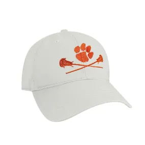 Clemson Paw Lacrosse Twill Hat- (Multiple Colors)